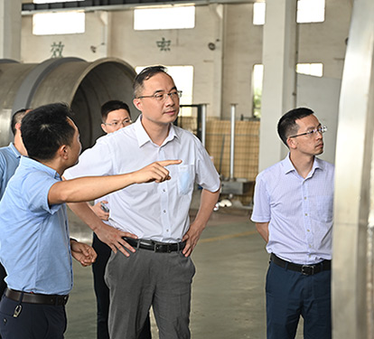省科技廳副廳長(zhǎng)吳卿來(lái)司考察